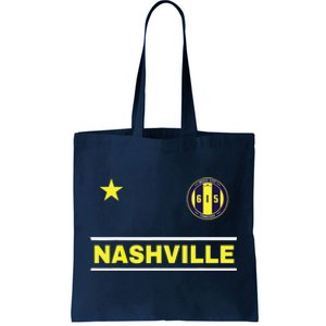 Nashville 615 Designer Round Badge - Tennessee Tote Bag