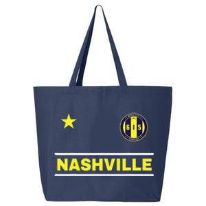 Nashville 615 Designer Round Badge - Tennessee 25L Jumbo Tote