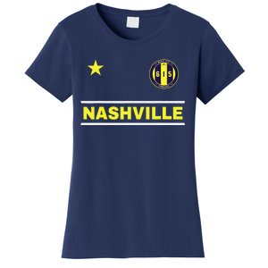 Nashville 615 Designer Round Badge - Tennessee Women's T-Shirt