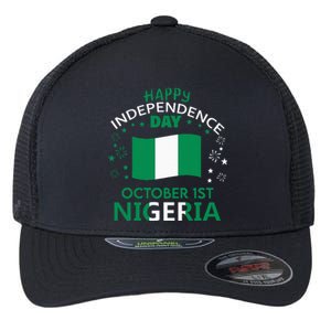 Nigeria 64th Independence Day Nigerian Pride Nigeria Flag Flexfit Unipanel Trucker Cap