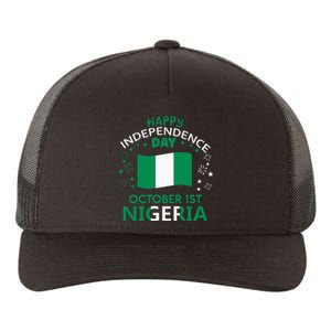 Nigeria 64th Independence Day Nigerian Pride Nigeria Flag Yupoong Adult 5-Panel Trucker Hat