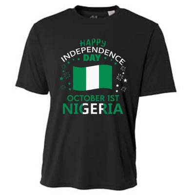 Nigeria 64th Independence Day Nigerian Pride Nigeria Flag Cooling Performance Crew T-Shirt