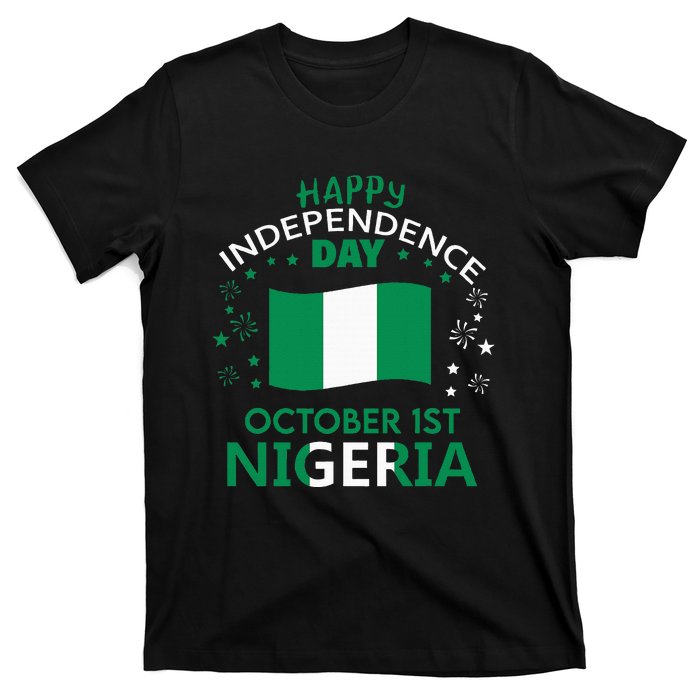 Nigeria 64th Independence Day Nigerian Pride Nigeria Flag T-Shirt