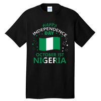 Nigeria 64th Independence Day Nigerian Pride Nigeria Flag Tall T-Shirt