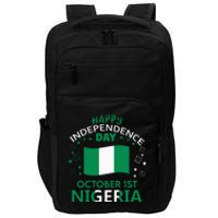 Nigeria 64th Independence Day Nigerian Pride Nigeria Flag Impact Tech Backpack