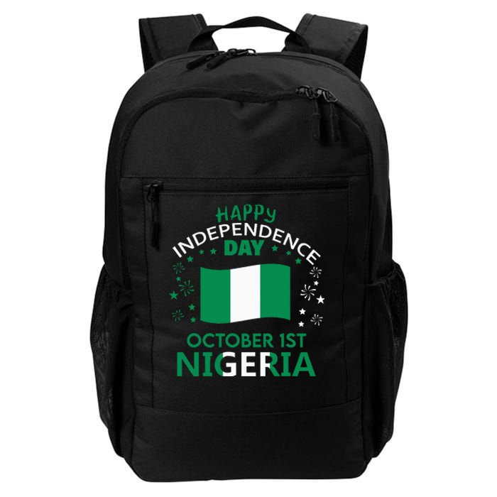 Nigeria 64th Independence Day Nigerian Pride Nigeria Flag Daily Commute Backpack