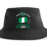 Nigeria 64th Independence Day Nigerian Pride Nigeria Flag Sustainable Bucket Hat