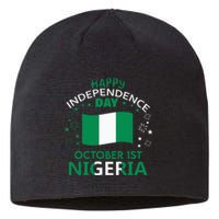 Nigeria 64th Independence Day Nigerian Pride Nigeria Flag Sustainable Beanie