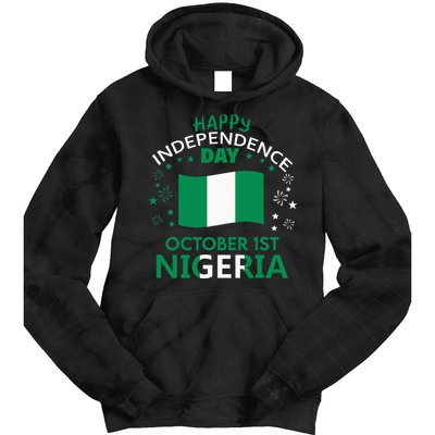 Nigeria 64th Independence Day Nigerian Pride Nigeria Flag Tie Dye Hoodie