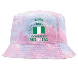 Nigeria 64th Independence Day Nigerian Pride Nigeria Flag Tie-Dyed Bucket Hat