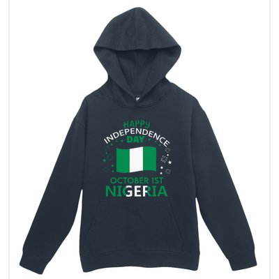 Nigeria 64th Independence Day Nigerian Pride Nigeria Flag Urban Pullover Hoodie