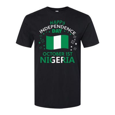 Nigeria 64th Independence Day Nigerian Pride Nigeria Flag Softstyle CVC T-Shirt