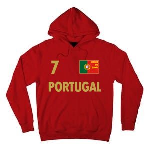 Number 7 Portugal Soccer Jersey Portuguese Football Men Women Tall Hoodie