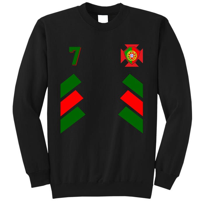 Number 7 Portugal Soccer Jersey Portuguese Football Men Women Sweatshirt