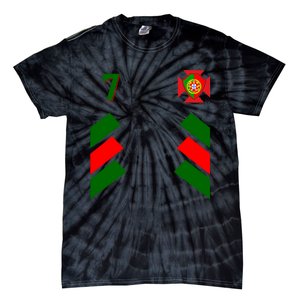 Number 7 Portugal Soccer Jersey Portuguese Football Men Women Tie-Dye T-Shirt