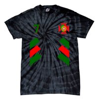 Number 7 Portugal Soccer Jersey Portuguese Football Men Women Tie-Dye T-Shirt