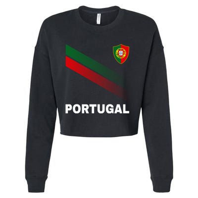 Number 7 Portugal Soccer Jersey Portuguese Football Men Women Cropped Pullover Crew