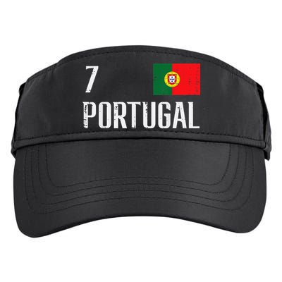 Number 7 Portugal Soccer Jersey Portuguese Football Women Adult Drive Performance Visor