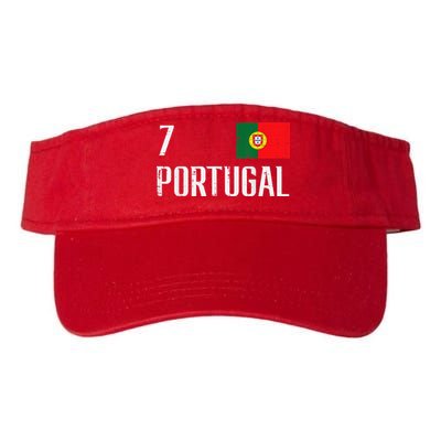 Number 7 Portugal Soccer Jersey Portuguese Football Women Visor