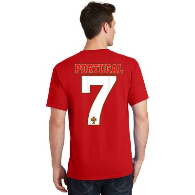 Number 7 Portugal Soccer Jersey Portuguese Football Men Women T-Shirt