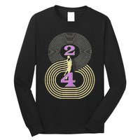 Number 8 And 24 Basketball Sport Memorial Long Sleeve Shirt