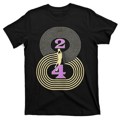 Number 8 And 24 Basketball Sport Memorial T-Shirt