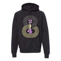 Number 8 And 24 Basketball Sport Memorial Premium Hoodie