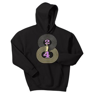 Number 8 And 24 Basketball Sport Memorial Kids Hoodie