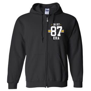 Number 87 Full Zip Hoodie