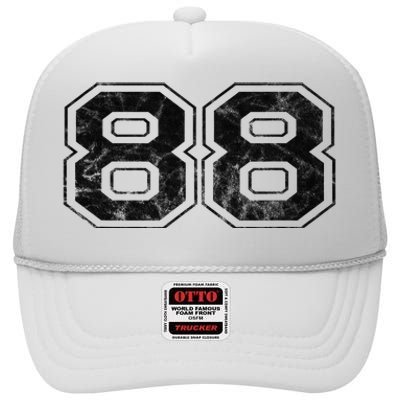 Number 88 High Crown Mesh Back Trucker Hat