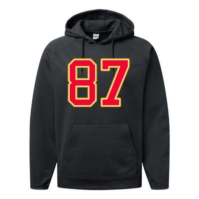 Number 87 Performance Fleece Hoodie