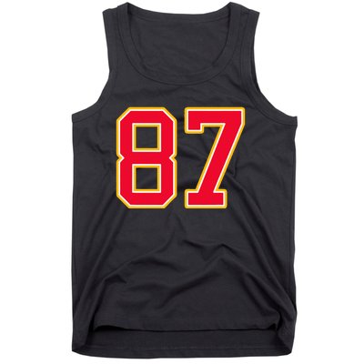 Number 87 Tank Top