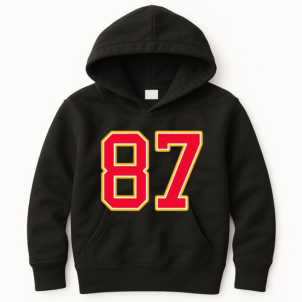 Number 87 Kids Hoodie