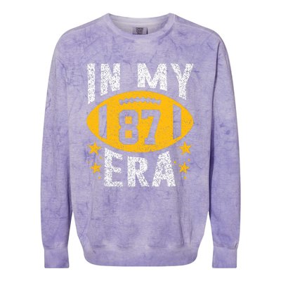 Number #87 Colorblast Crewneck Sweatshirt