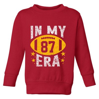 Number #87 Toddler Sweatshirt