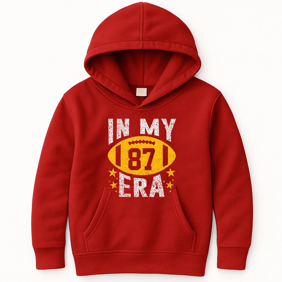 Number #87 Kids Hoodie