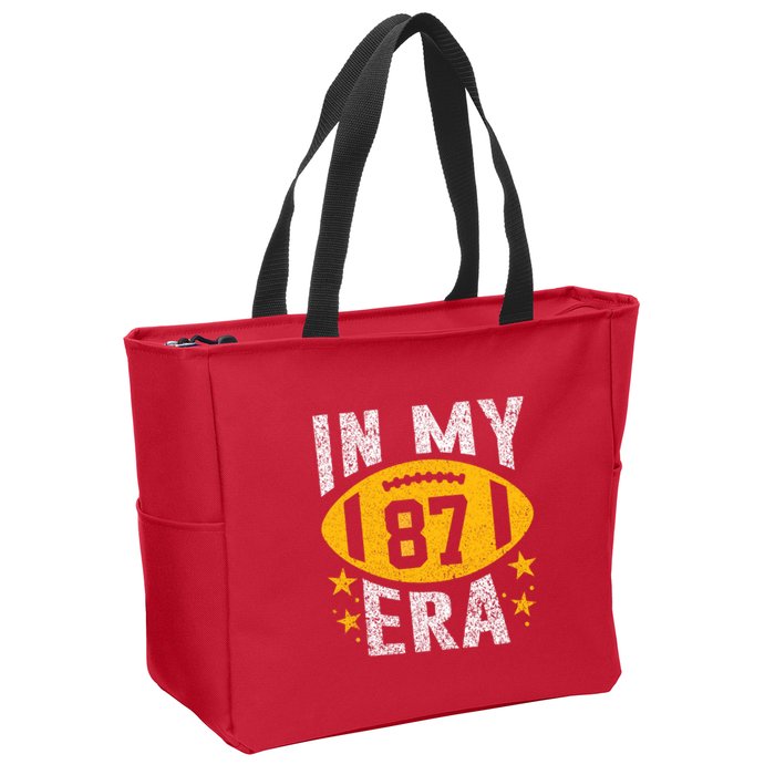 Number #87 Zip Tote Bag