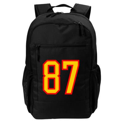 Number 87 Red Yellow Favorite Number 87 Backpack