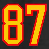 Number 87 Red Yellow Favorite Number 87 Adult Drive Performance Visor