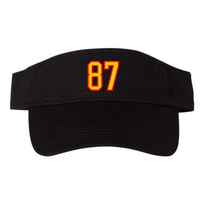Number 87 Red Yellow Favorite Number 87 Visor