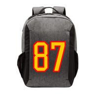 Number 87 Red Yellow Favorite Number 87 Vector Backpack