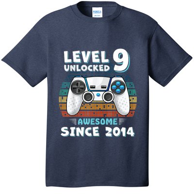 Nine 9yr BDay Son Boy Funny Gamer 9th 9 Year Old Birthday T-Shirt