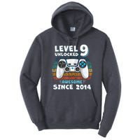 Nine 9yr BDay Son Boy Funny Gamer 9th 9 Year Old Birthday Tall Hoodie