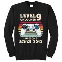 Nine 9yr BDay Son Funny Gamer 9th 9 Years Old Birthday Sweatshirt