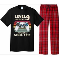 Nine 9yr BDay Son Funny Gamer 9th 9 Years Old Birthday Pajama Set