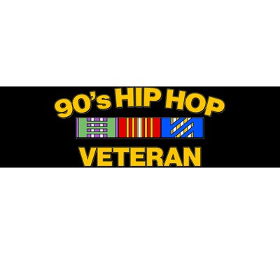 Nineties 90s Hip Hop Veteran Bumper Sticker