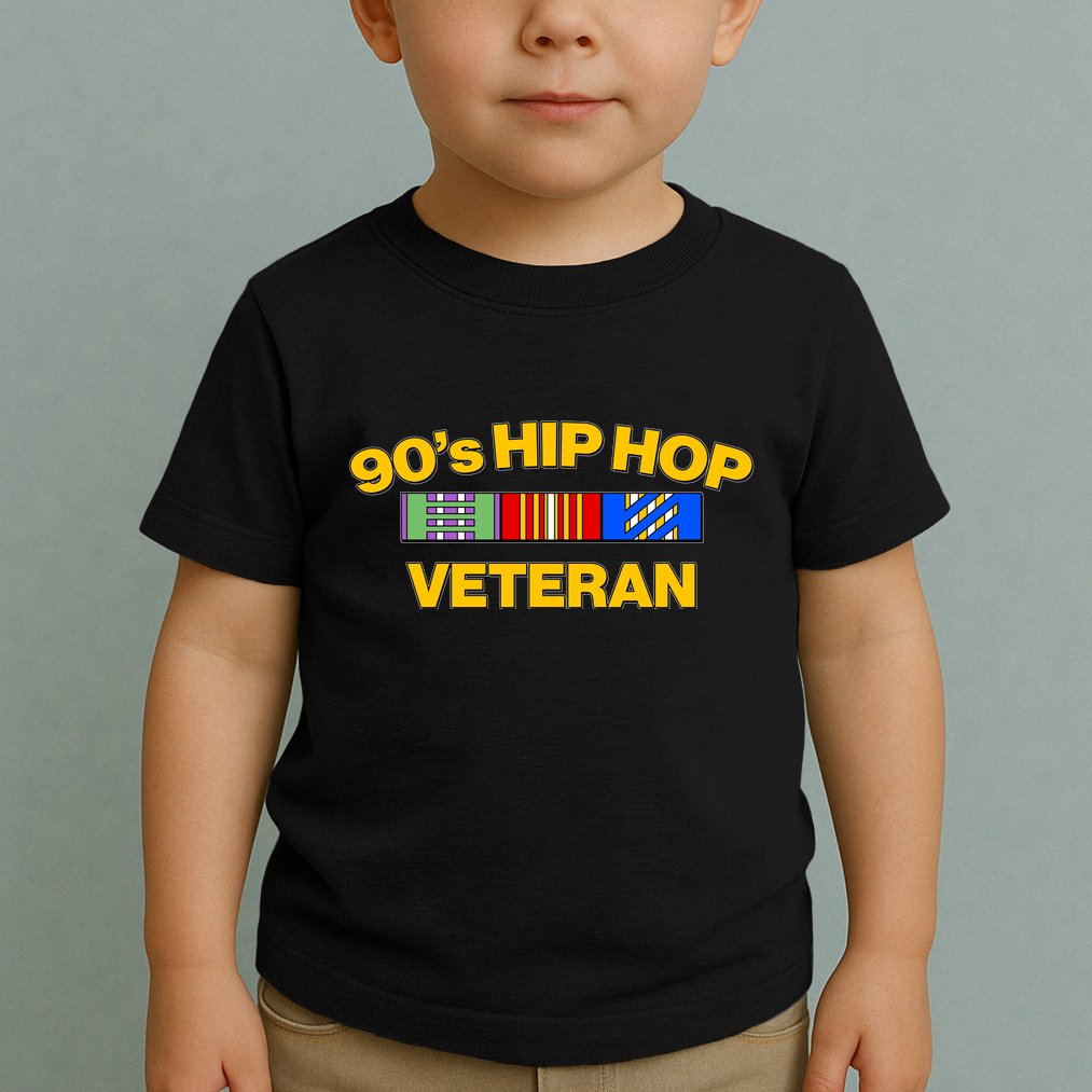 Nineties 90s Hip Hop Veteran Toddler T-Shirt