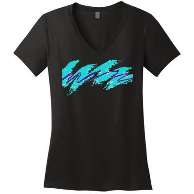 Nostalgia 90s Millennials Geometric Women's V-Neck T-Shirt