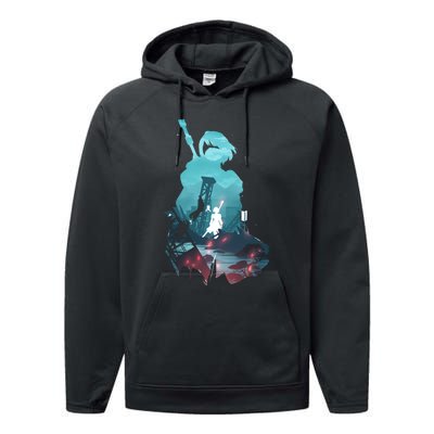 Nier Automata 2b Waifu Performance Fleece Hoodie