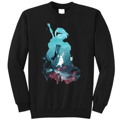 Nier Automata 2b Waifu Sweatshirt